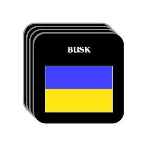  Ukraine   BUSK Set of 4 Mini Mousepad Coasters 