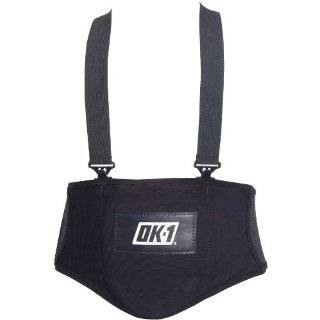 OK 1 92601 Black Lumbar Back Belt, 3X Large