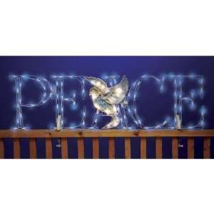 EMERALD INNOVATION IMPORT 15 Lighted Peace Sign With Clamp Sold in 