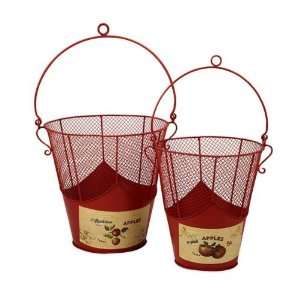 Imax Corporation 47313 2 Florence Wire Buckets  Set of 2