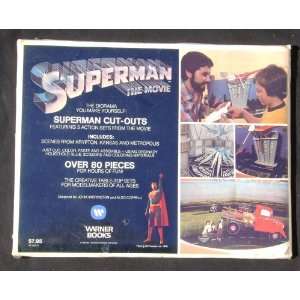  Superman the Movie Diorama Cut Outs kit Sealed 1978 Warner 
