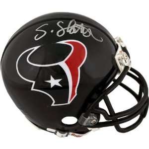  Steve Slaton Houston Texans Autographed Replica Mini 