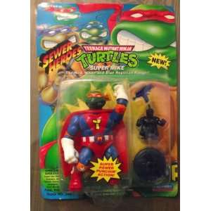   Ninja Turtles (Rare Card) 1993 Sewer Heroes   Super Mike Everything