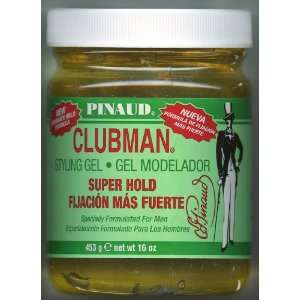 Clubman Pinaud Styling Hair Gel Super Hold (Pack of 3) 16 Oz Big Sale 