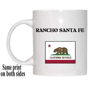   US State Flag   RANCHO SANTA FE, California (CA) Mug 