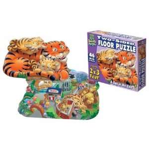  Patch 1308 Sneaky Floor Puzzle  Zoo  Pack of 2 Toys 
