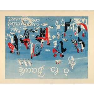   Couples Dancing Raoul Duffy   Original Lithograph