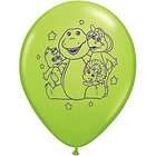 Barney Printed Latex Birthday Balloons  New
