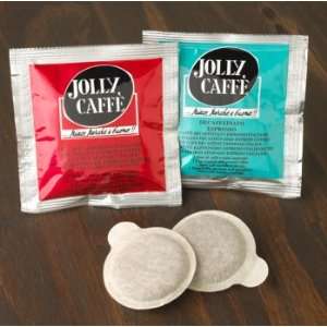 Jolly Caffe Decaf Espresso Pods   Case Grocery & Gourmet Food
