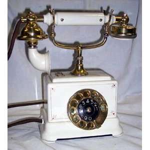  Antique Sultan French Style Telephone   Ivory