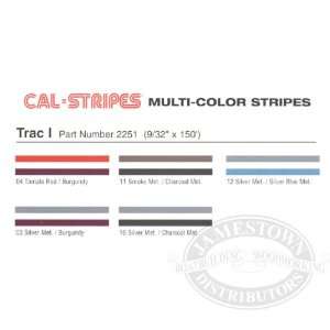  Cal Stripes Trac I Two Color Striping Tape 2251 03 Silver 
