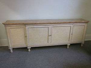 Custom Faux Painted French Buffet Sideboard  
