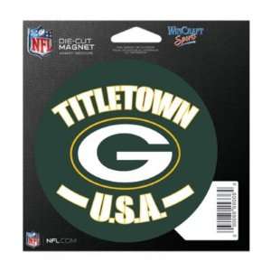  Green Bay Packers Official Logo 4 Car Magnet Sports 