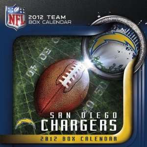  NFL San Diego Chargers 2012 Box Calendar