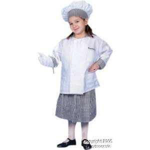  Childs Girl Chef Costume (SizeSmall 4 6) Toys & Games