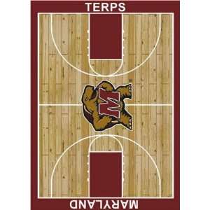  Maryland Terrapins NCAA Homecourt Area Rug by Milliken 5 