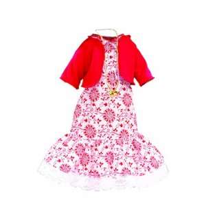   Les Cheries 13 inch Fashion Red Dress & Cardigan Set Toys & Games