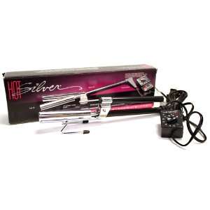 Belson Hot Silver Professional 3/4 Stying Curling Iron Marcel Handles 