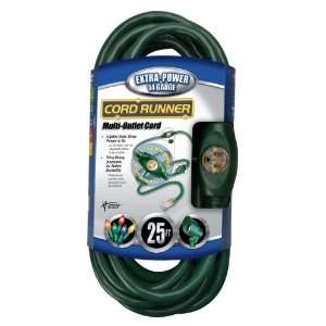  Coleman Cable 9001 14/3 STW Cord Runner Extension Cord, 25 