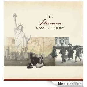 The Stumm Name in History Ancestry  Kindle Store