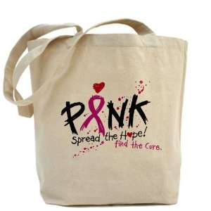  Tote Bag Cancer Pink Ribbon Spread The Hope Find The Cure 