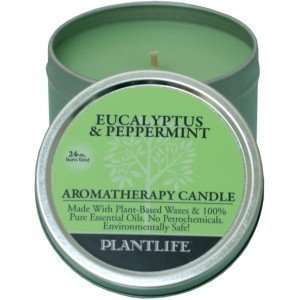   Eucalyptus and Peppermint Candle Tin   50 hr burn time