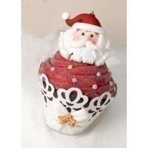   Sweet Memories Santa Claus Cupcake Christmas Ornament