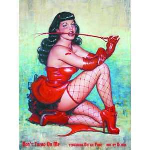  Dont Tread on Me Poster with Bettie Page Toys & Games