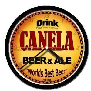  CANELA beer and ale cerveza wall clock 