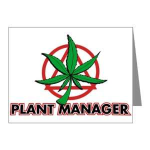    Note Cards (10 Pack) Marijuana Plant Manager 