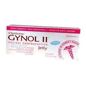  Gynol II Ex Stren Contraceptive Jelly With App 2.85 Oz 