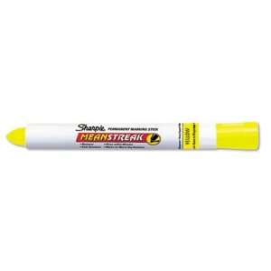 Sharpie 85005   Mean Streak Marking Stick, Broad Tip, Yellow SAN85005
