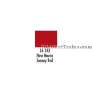  Badger Model Flex Railroad Paint   New Haven Socony Red (1 
