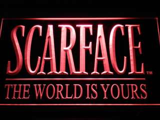 c111 r Scarface The World is Yours Neon Light Sign Gift  