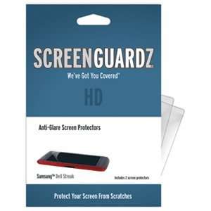   HD (Hard) Anti Glare Screen Protectors (Pack of 2) for Dell Streak