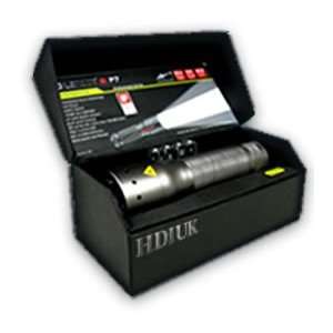  HDIUK Professional Titanium LED Lenser P7 with Mega Bright 