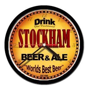  STOCKHAM beer and ale cerveza wall clock 
