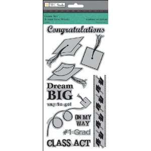  Class Act Rubber Cling Stamps 4X8 Sheet