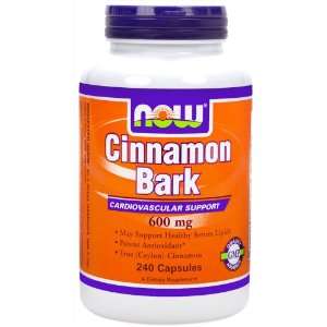   Foods   Cinnamon Bark 600 mg.   240 Capsules