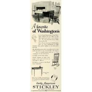 com 1929 Ad Early American L. J. G. Stickley Furniture Rocking Chair 
