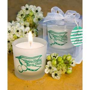 Baby Shower Favors  Two Peas in a Pod Adorable Candle Favors (36   71 