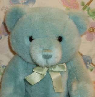   DAKIN 14 PLUSH LIGHT BABY BLUE TEDDY BEAR ALL JOINTED EX SHAPE  