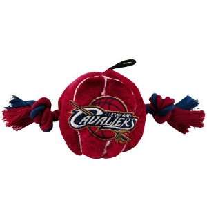   Cavaliers Two Tone Plush Basketball Dog Toy
