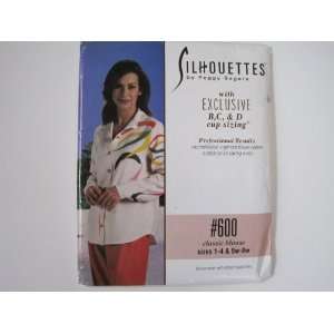   Classic Blouse With Exclusive B,C, & D Cup Sizing Peggy Sagers Books