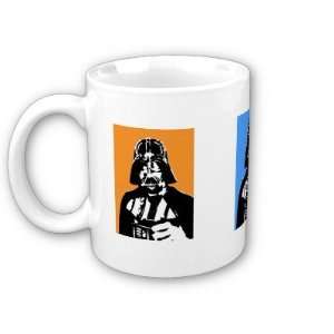  Darth Vader Stencil Art Coffee Mug 