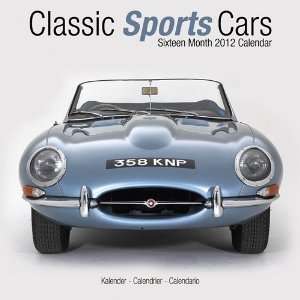  Classic Sports Cars 2012 Wall Calendar 12 X 12 Office 