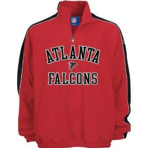  Atlanta Falcons Red/Black Stelter 1/4 Zip Fleece Jacket 