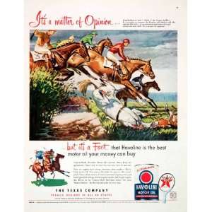   Steeplechase Polo Horse Sports Automobile Race   Original Print Ad
