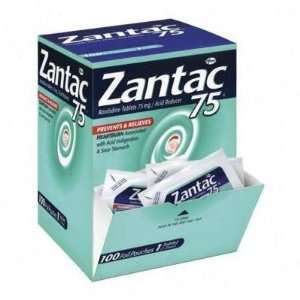  Zantac 75, Prevents/Relieves Heartburn/Sour Stomach, 100 