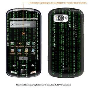  Protective Decal Skin Sticker for Srpint Samsung Moment 